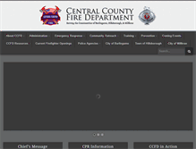 Tablet Screenshot of ccfdonline.org